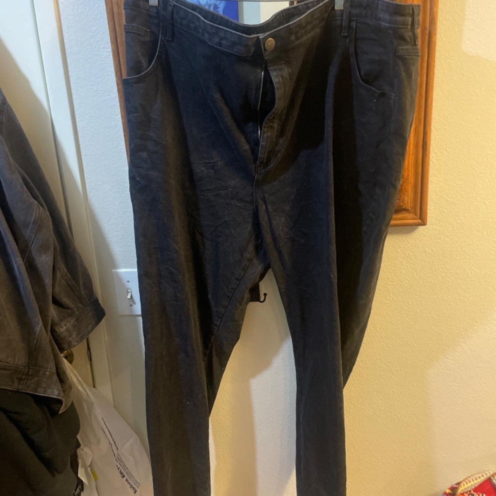 Lucy and Yak Soho Close Fitting Jeans - Organic Denim, washed black